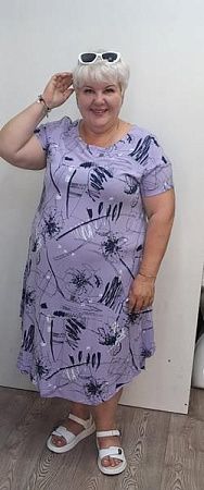 Платье Romeo Life RL533 lilac - делук