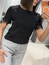 Футболка Comod 1410 black - делук