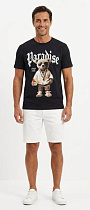 Футболка Malibu2 5474-5 black - делук
