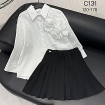 Рубашка Delfinka C131 white - делук