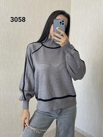 Свитер Fsn 3058 grey - делук