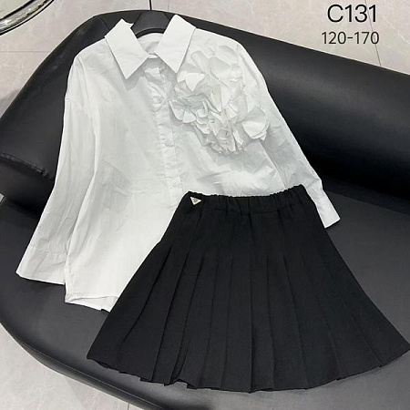 Рубашка Delfinka C131 white - делук