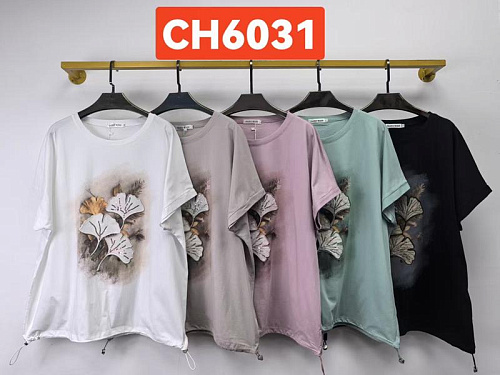 Футболка Saint Wish CH6031 mix - делук