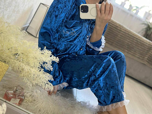 Пижама Adam&Eva 272 blue - делук