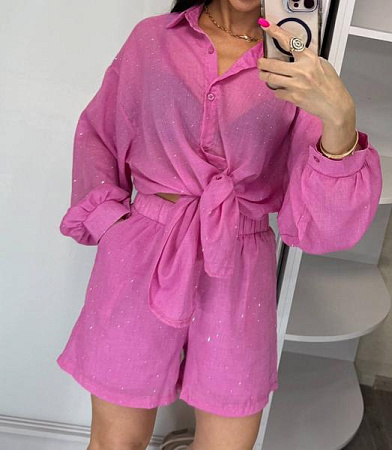 Костюм Lora LR1703 pink - делук
