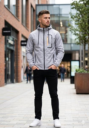 Ветровка Moranny MR972 l.grey - делук