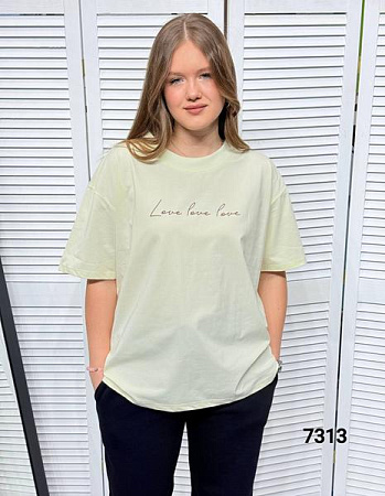 Футболка Mmc Clothes 7313 l.yellow - делук