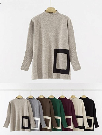 Свитер Emsweekis E833 beige - делук