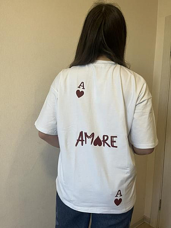 Футболка Moda School M533 white - делук