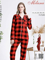 Пижама Annet YT175-08 red - делук