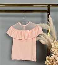 Блузка Delfinka 991 peach - делук