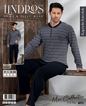 Пижама Lindros 04041 grey - делук