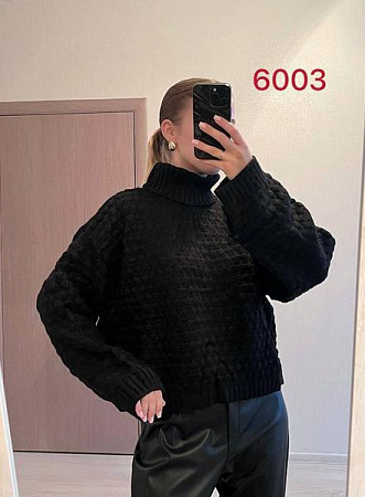 Свитер Fsn 6003 black - делук