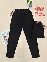 Джинсы Vanver D81888 black - делук