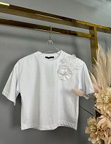 Футболка Delfinka 16129 white - делук