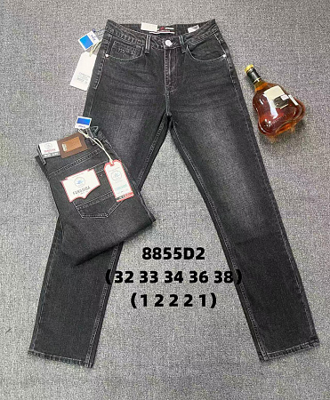 Джинсы God Baron 8855D2 black - делук