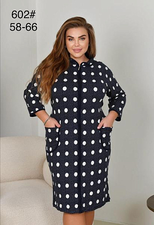 Халат Romeo Life RL602 black - делук