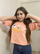 Футболка Moda School M488 peach - делук