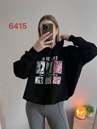 Свитер Fsn 6415 black - делук