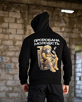 Худи Madoka 1224 black - делук