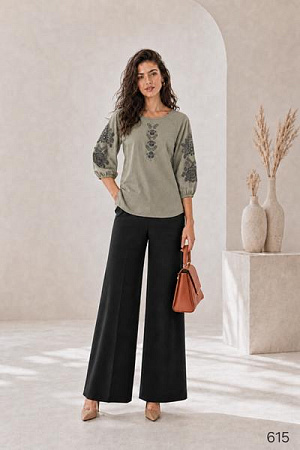 Вышиванка Loren 615 khaki - делук