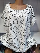 Футболка Galina 569-7 white - делук