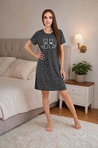 Ночнушка Trikotag T1372 d.grey - делук