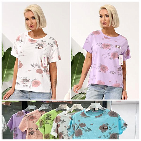 Футболка Lola LL553 mix - делук