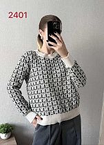 Свитер Fsn 2401 beige-black - делук