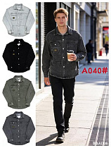 Рубашка Lina A040 grey - делук