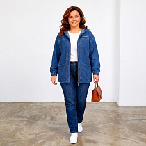 Куртка Julia JL1353 blue - делук