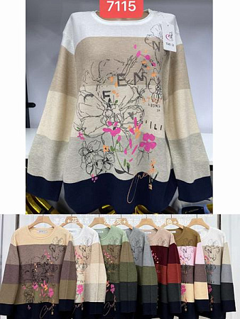 Свитер Yaoli 7115 mix - делук