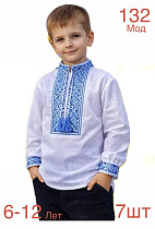 Вышиванка Надийка ND1523-132 white - делук