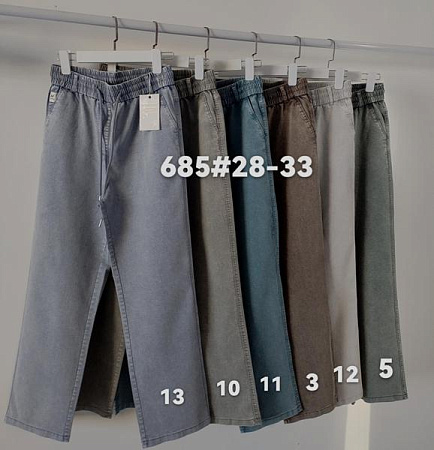 Штаны Immei 685-12 beige - делук