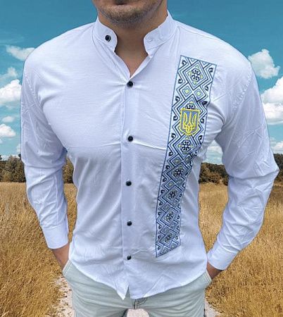 Вышиванка Nik 56314 white - делук