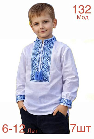 Вышиванка Надийка ND1523-132 white - делук