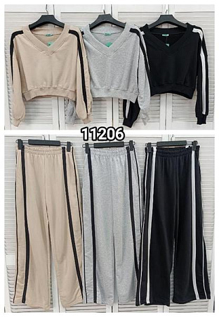 Костюм Спорт Mmc Clothes 11206 black - делук