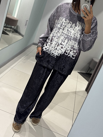 Костюм Спорт Comod 6259-1 black - делук