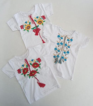 Вышиванка Meloria ML5916 white-l.blue - делук