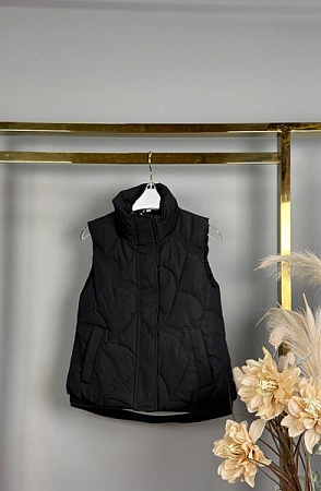 Жилетка Delfinka 1177 black - делук