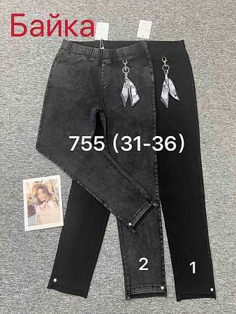 Джинсы Leen 755-1 black - делук