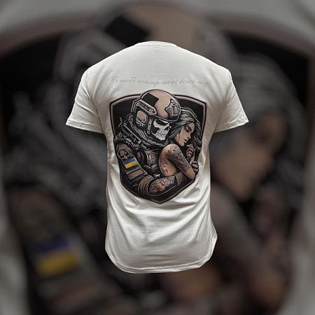 Футболка Madoka 863 white - делук