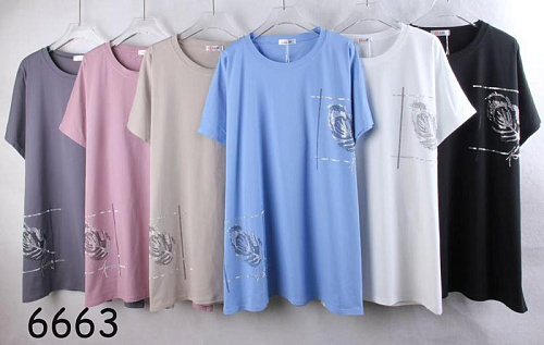 Футболка Jjf 6663 mix - делук