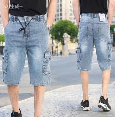 Шорты Lili 19188 l.blue - делук