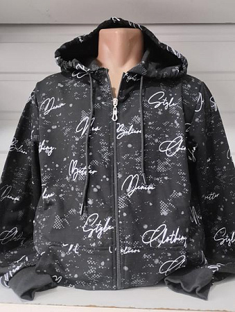 Кофта Спорт Panda 1465 black - делук