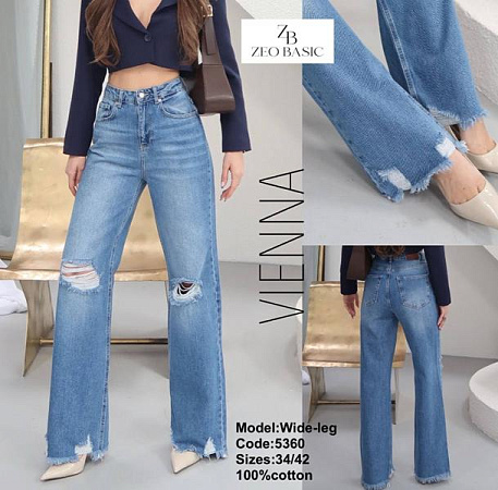 Джинсы Jeans Style 5360 l.blue - делук