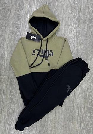 Костюм Спорт Mirwear Kids 254-1 black-khaki - делук