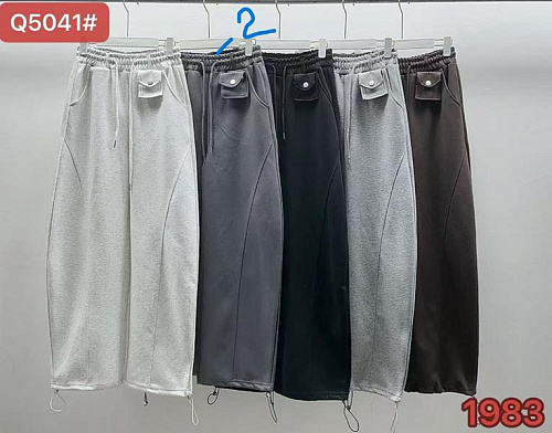 Штаны Спорт Style Nadezhda Q5041-2 d.grey - делук