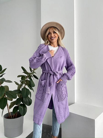Кардиган Liza Brend 1105 lilac - делук