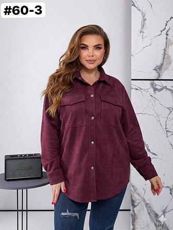 Рубашка Bat 60-3 wine - делук